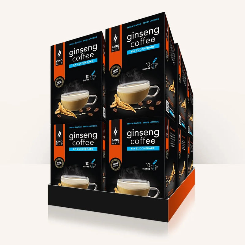 120 bustine di Caffè al ginseng da zuccherare