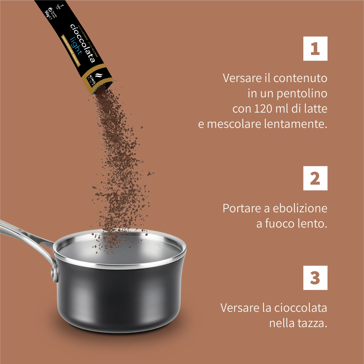 Cioccolata senza zuccheri aggiunti** 4 Bustine