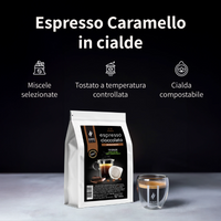 10 cialde compostabili ESE44 - Caffè aromatizzato al cioccolato