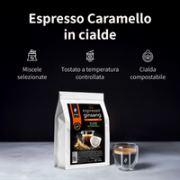 10 cialde compostabili ESE44 - Caffè aromatizzato al ginseng