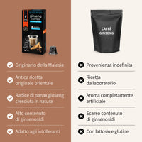 120 capsule Nespresso®* Caffè al ginseng da zuccherare
