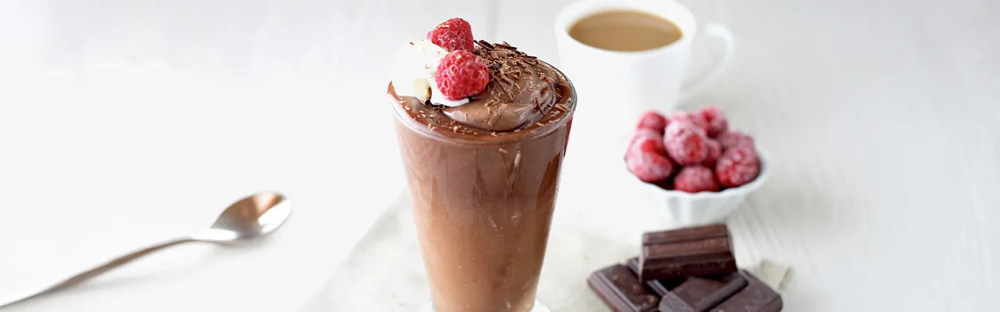 Parfait con caffè al ginseng King Cup e cioccolato al latte