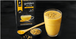 Golden milk King Cup Smoothie con banana, mango e polline