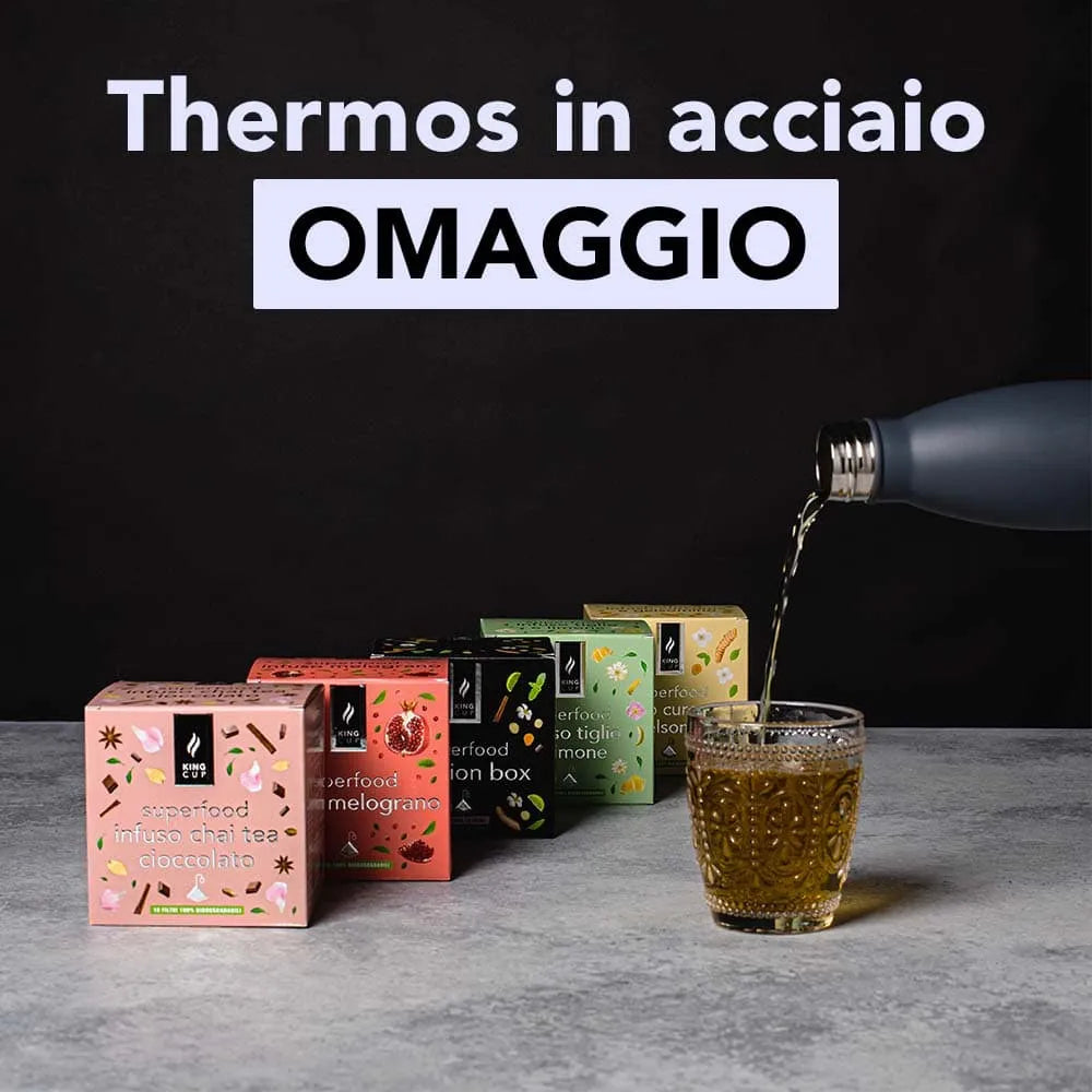 Box 50 Infusi assortiti - Thermos omaggio