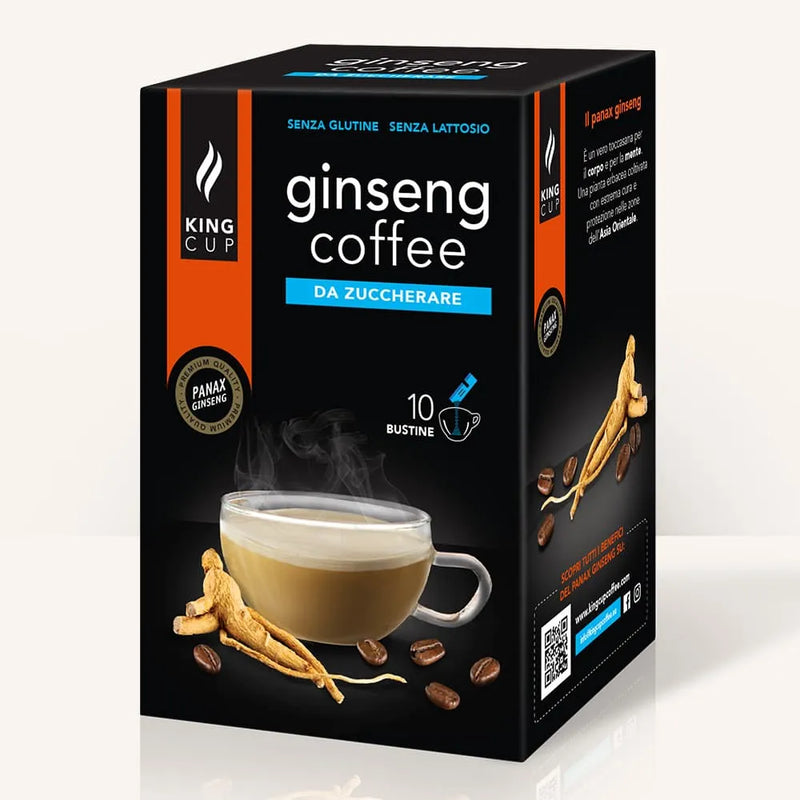 Caffè al Ginseng - 10 bustine solubili da Zuccherare