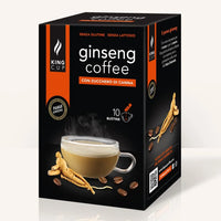 Caffè al Ginseng - 10 bustine solubili con Zucchero di Canna