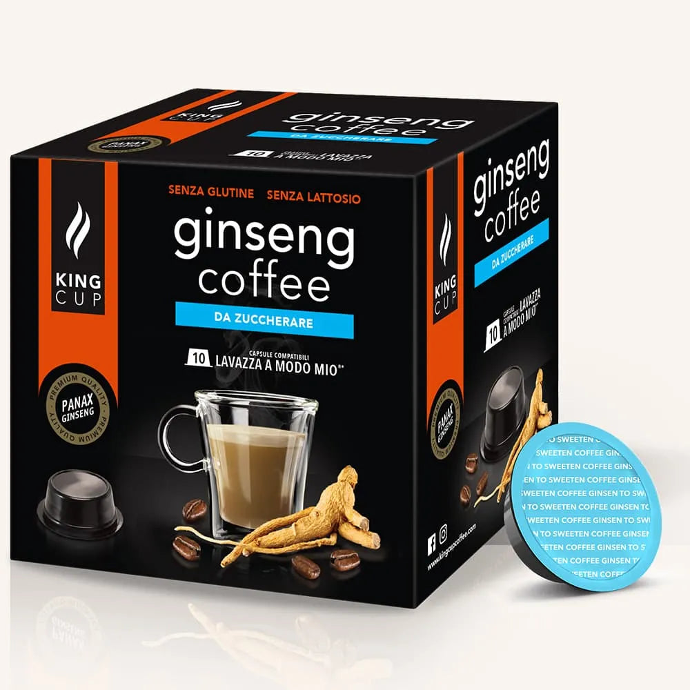 Caffè al Ginseng da Zuccherare capsule Lavazza® A Modo Mio®*