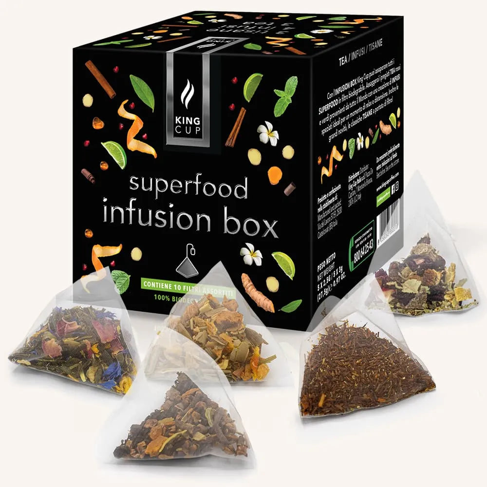 Superfood Infusion Box - 10 filtri a piramide assortiti