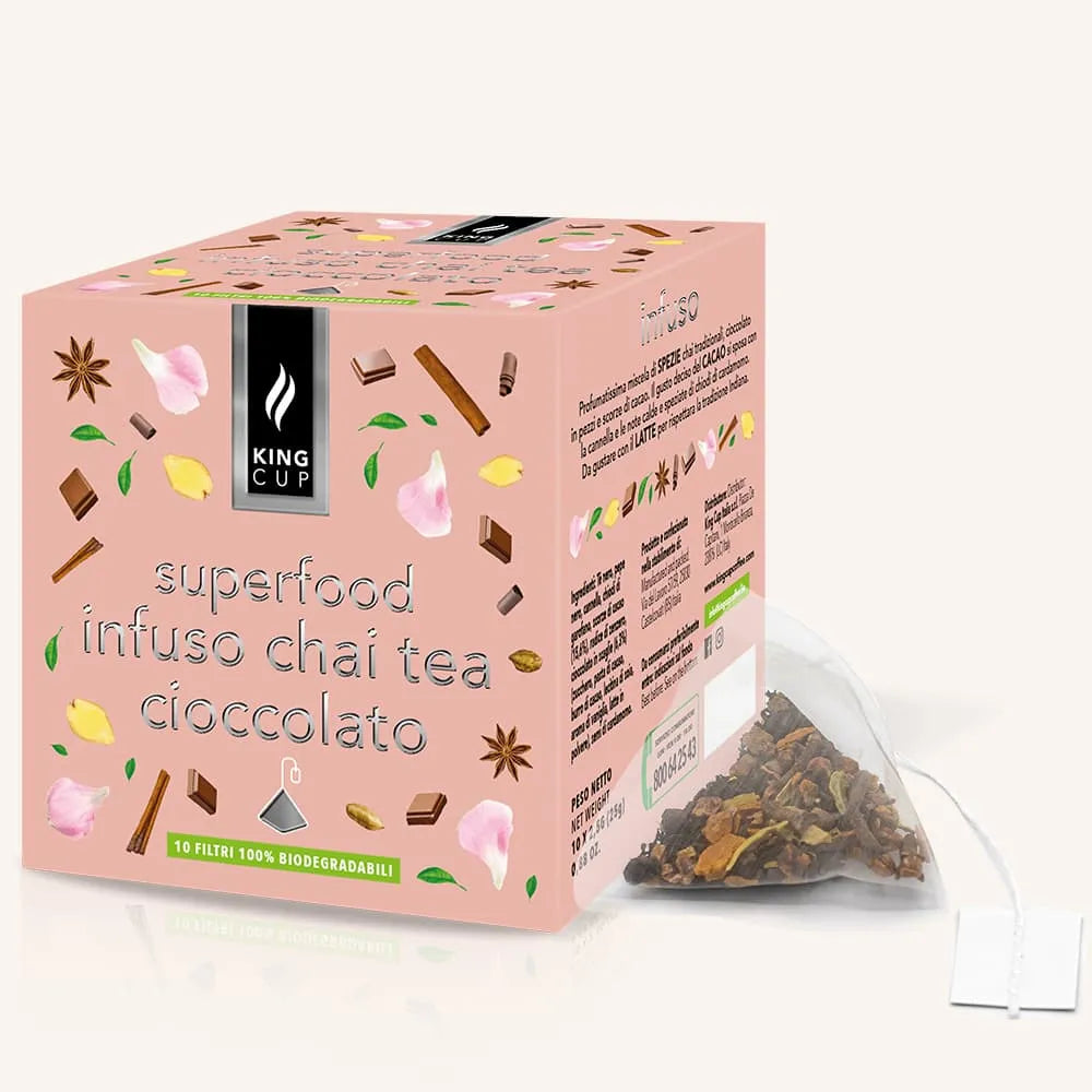 Infuso chai tea cioccolato - 10 filtri a piramide