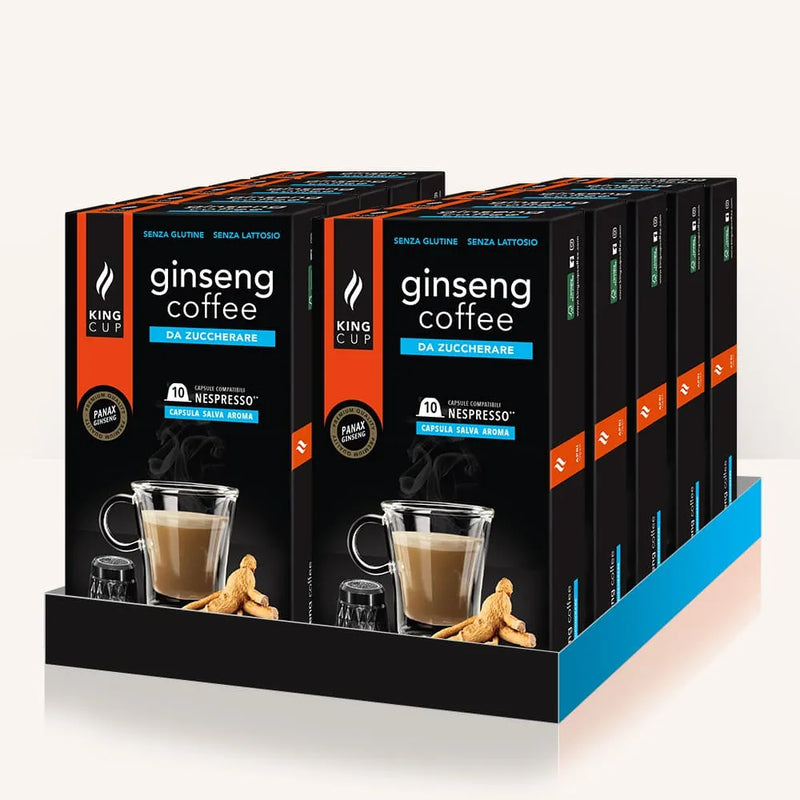 120 capsule Nespresso®* Caffè al ginseng da zuccherare