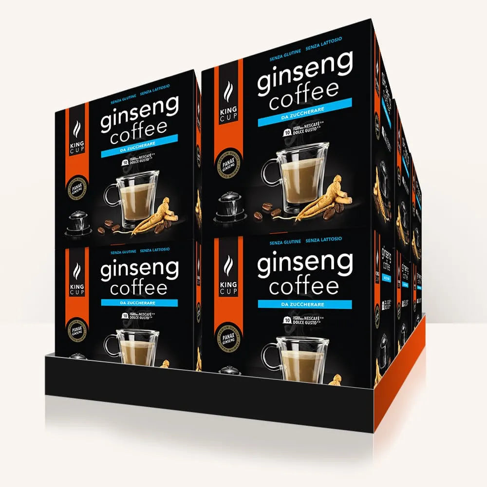 120 capsule Nescafè* Dolce Gusto®* Caffè al ginseng da zuccherare