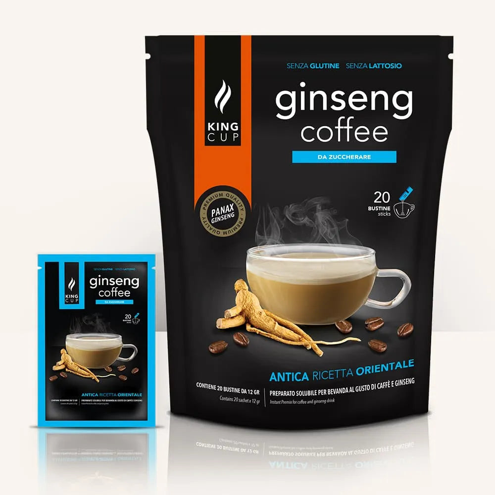 Caffè al Ginseng - 20 bustine solubili da zuccherare