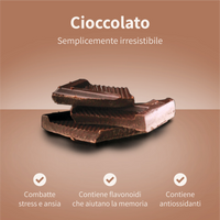 12 bustine di Cioccolata senza zuccheri aggiunti**