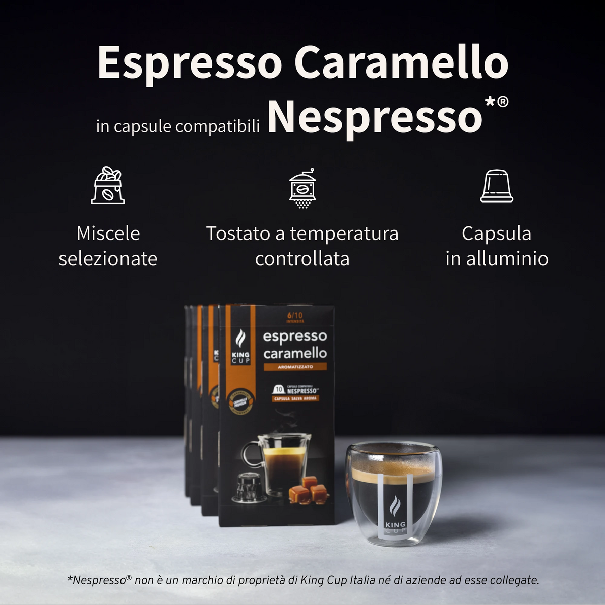 Espresso con Caramello - 10 Capsule Nespresso®*