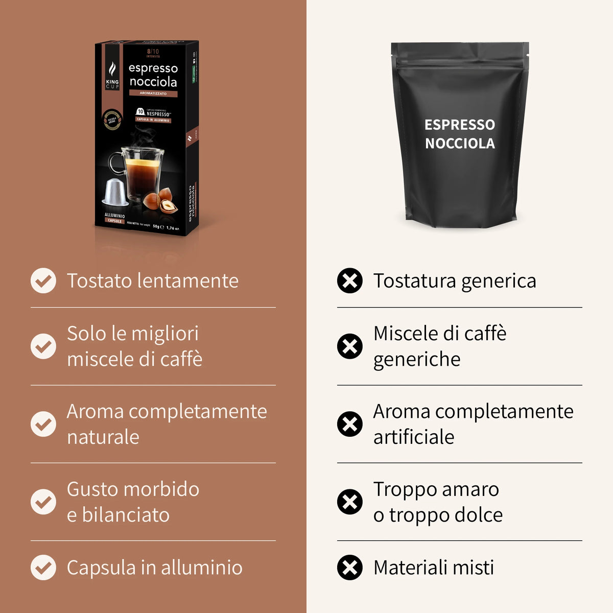 Espresso alla Nocciola - 10 Capsule Nespresso®*