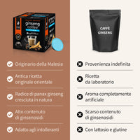 120 capsule Lavazza® A Modo Mio®* Caffè al ginseng da zuccherare