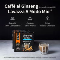 Caffè al Ginseng da Zuccherare capsule Lavazza® A Modo Mio®*