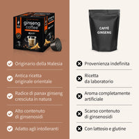 120 capsule Nescafè* Dolce Gusto®* Caffè al ginseng con zucchero di canna