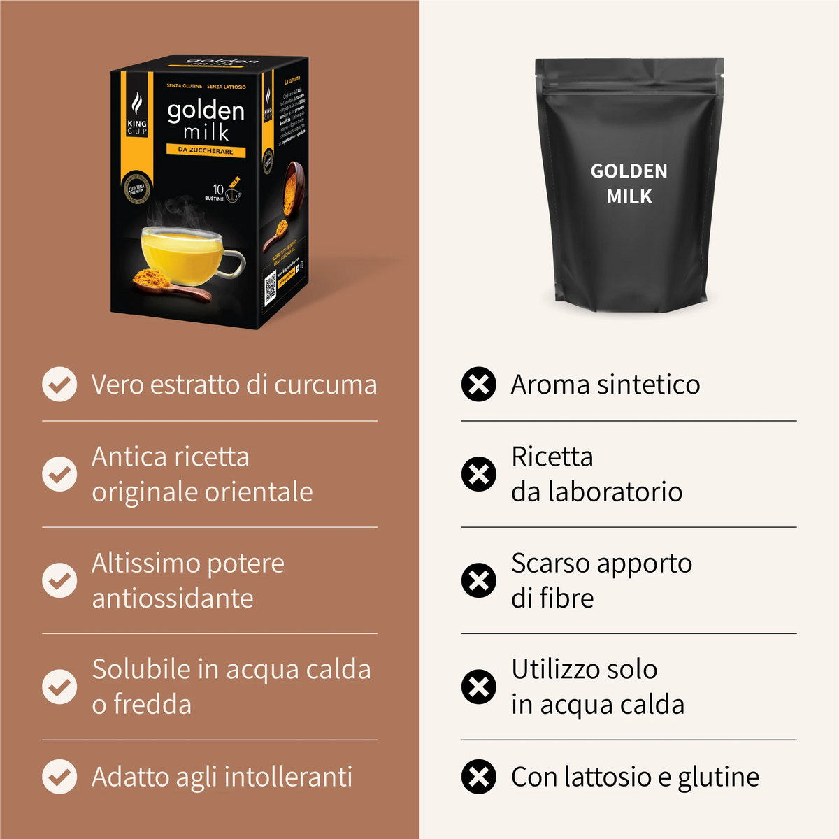 120 bustine Golden Milk