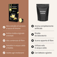 2 tazzine omaggio + 100 capsule zenzero e limone Nespresso®*