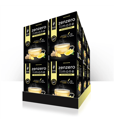 1 Zenzero Limone - 10 bustine solubili – Promo 10 confezione + 2 confezioni GRATIS