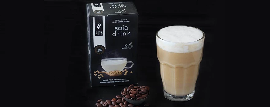 King Cup Soia Drink Capsule Compatibili Nescafè* Dolce Gusto*