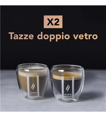 King Cup - 10 Confezioni da 10 Capsule di Ginseng da Zuccherare, 100 Capsule  100% Compatibili con Sistema Nespresso di Bevanda al Gusto di Ginseng,  Senza Glutine e Senza Lattosio : 